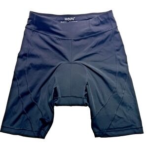 Hofi Black Cycling Shorts‎ Women's M Nylon Spandex Padding Clean!